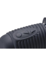 Master Series Power Pounder Vibrating And Thrusting Silicone Dildo