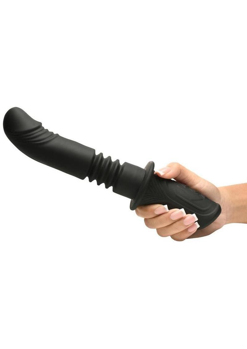 Master Series Powerful Thrusting Silicone Vibrator