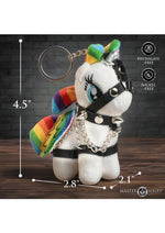 Prism Pearl Pony Keychain