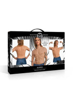 Master Series Ripped Silicone Male Chest Shirt - Vanilla - Small