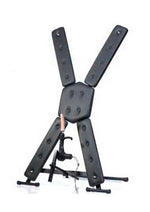 Master Series St. Andrew's Cross with Sex Machine - Black/Vanilla