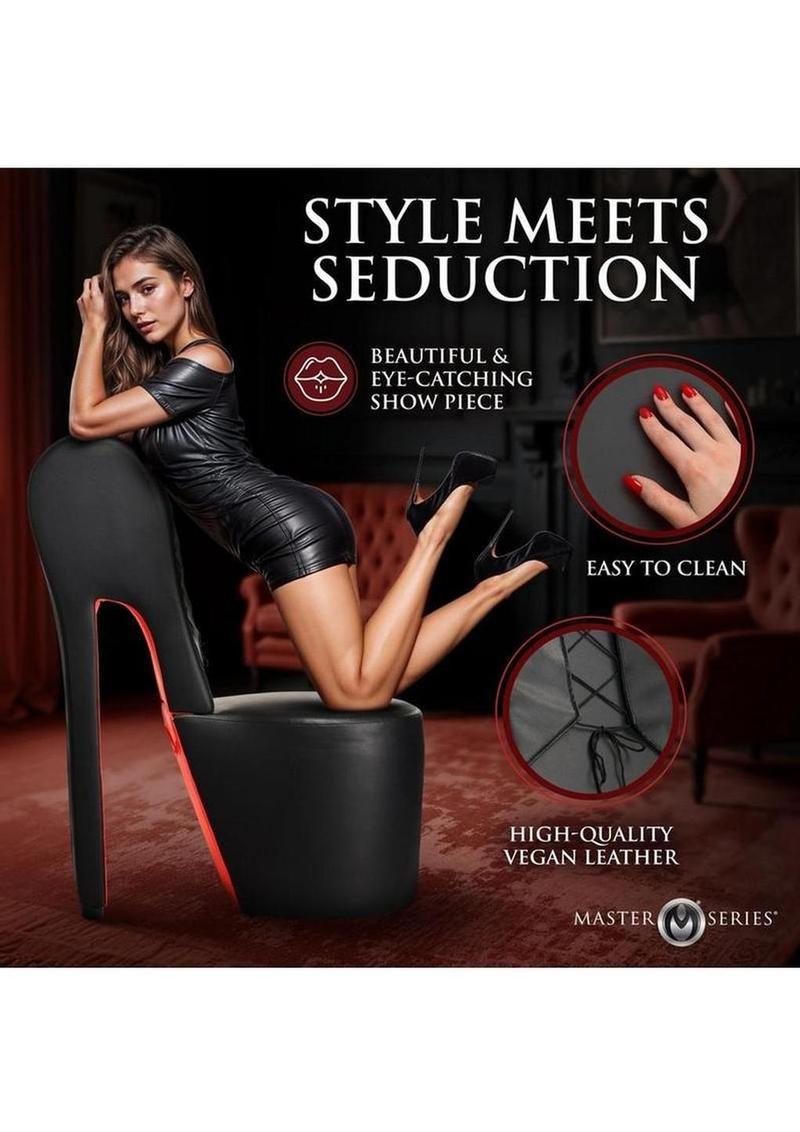 Master Series Stiletto Sex Chair - Red