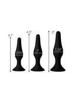 Master Series Triple Spire Tapered Anal Trainer Set