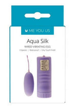 ME YOU US Aqua Silk Wired Vibrating Egg With Remote Control