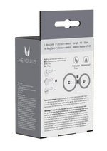 Me You Us Dual Ring Stretchy Silicone Ring Set