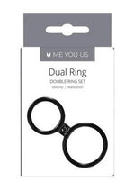 Me You Us Dual Ring Stretchy Silicone Ring Set