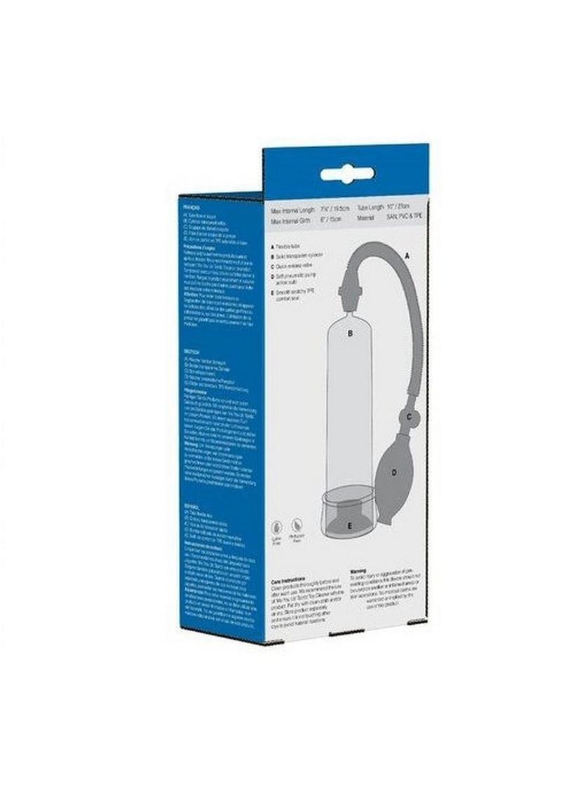 Me You Us Pumped Up Fire Suction Penis Pump with Comfort Seal