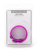 ME YOU US Silicone Cock Strap - Purple