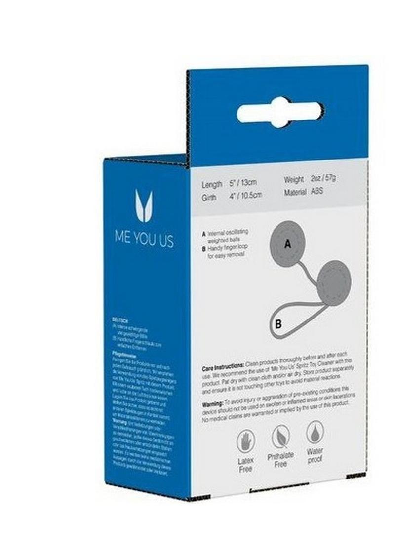 Me You Us Silver Touch Oscillating Weighted Kegel Balls