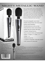 Mighty Metallic Wand Silicone Body Massager
