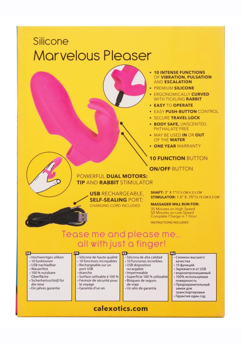 Marvelous Pleaser SiliconeFinger Massager