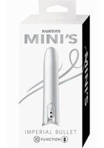 Mini's Imperial Rechargeable Silicone Bullet - Silver