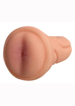 Mistress Shay Vibrating Bioskin Dual Density Stroker - Ass - Vanilla