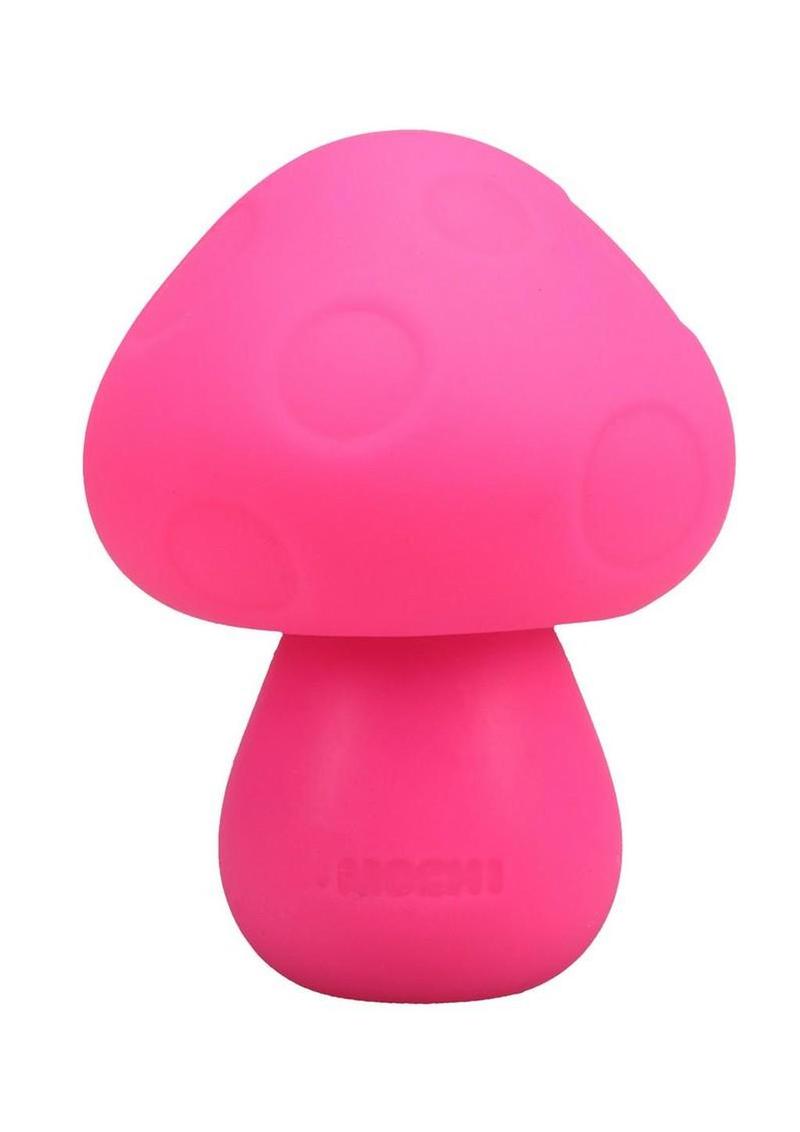 Mochi Mushroom Vibe 10 Function Silicone Rechargeable Vibrator - Pink