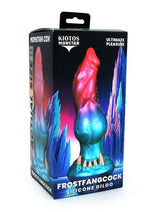 Monstar Cox Frostfang Cock Silicone Dildo - Blue/Pink