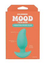 Mood Teaser Vibrating Rechargeable Silicone Micro Plug - Green
