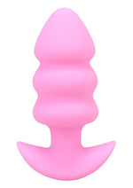 Mood Teaser Vibrating Rechargeable Silicone Micro Plug - Pink