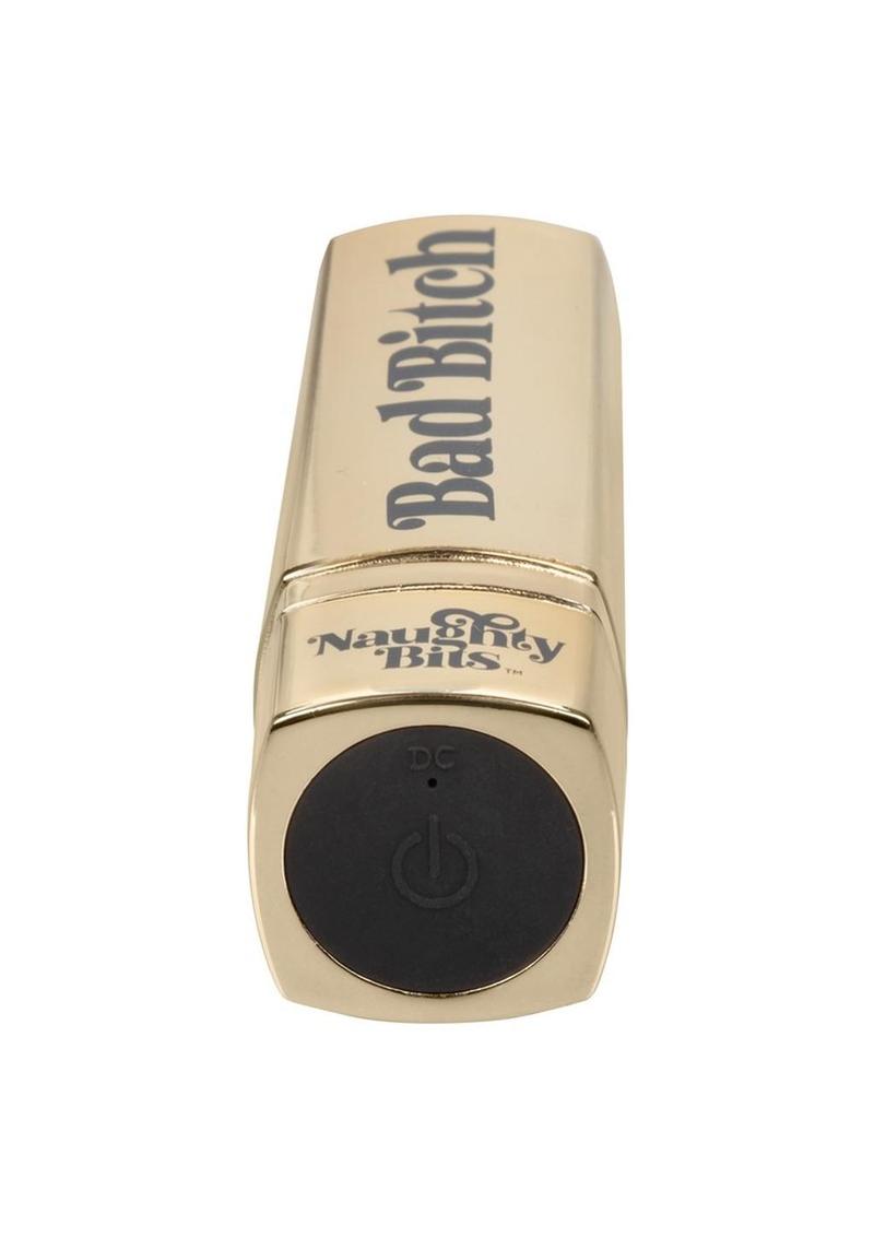 Bad Bitch Lipstick Rechargeable Vibrator by Naughty Bits