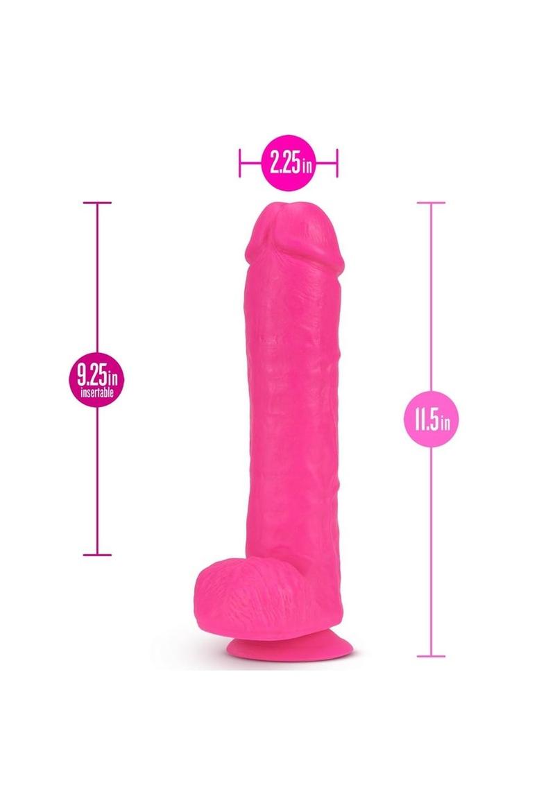 Neo Fragrance-Free Dual Density Dildo With Balls