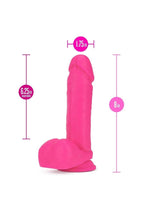 Neo Fragrance-Free Dual Density Dildo With Balls
