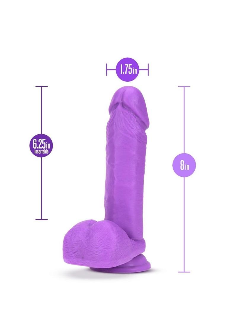 Neo Fragrance-Free Dual Density Dildo With Balls