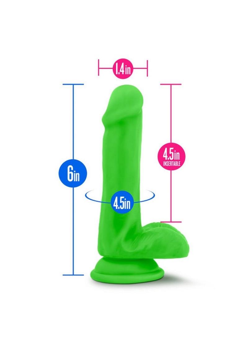 Neo Dual Density Dildo With Balls