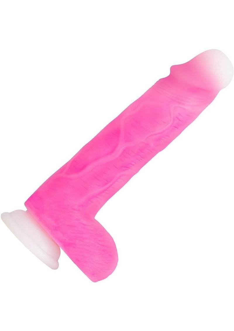 Neo Elite Roxy Silicone Gyrating Dildo with Remote Control 8 Inch Pink