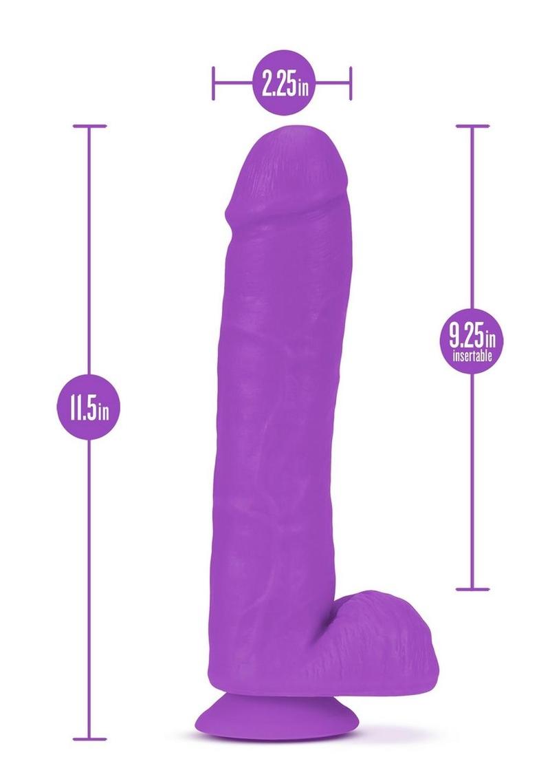 Neo Elite Silicone Dual Density Cock with Balls