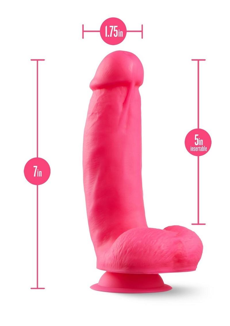 Neo Elite Silicone Dual Density Cock with Balls