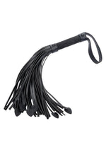 Nocturnal Collection Heart Throb Flogger - Black