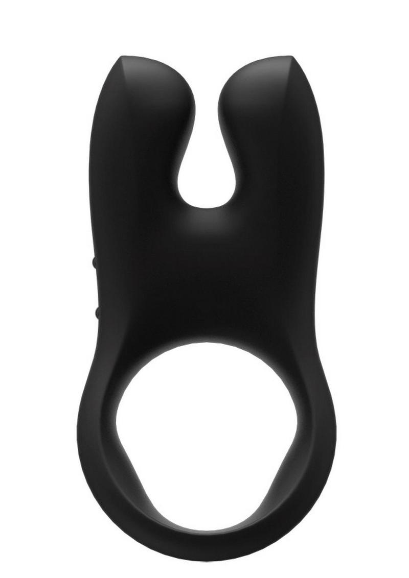 Fun Factory Nos Black Silicone Vibrating Cock Ring