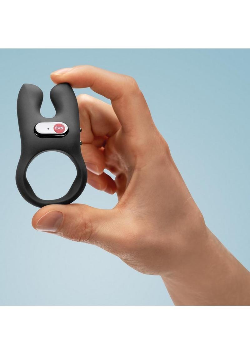 Fun Factory Nos Black Silicone Vibrating Cock Ring