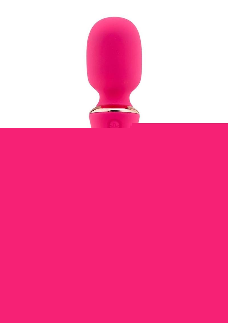 Nu Sensuelle Mika Nubii Rechargeable Silicone Mini Wand - Pink