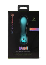 Nu Sensuelle Nubii Turbo Rechargeable Silicone Bullet Vibrator - Blue