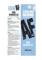 Numb AF Cooling Anal Numbing Gel