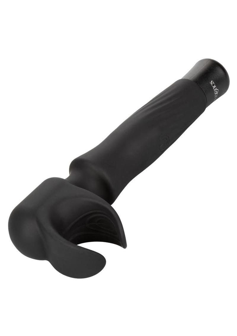 Optimum Power Masturwand Vibrating Stroker Rechargeable Black