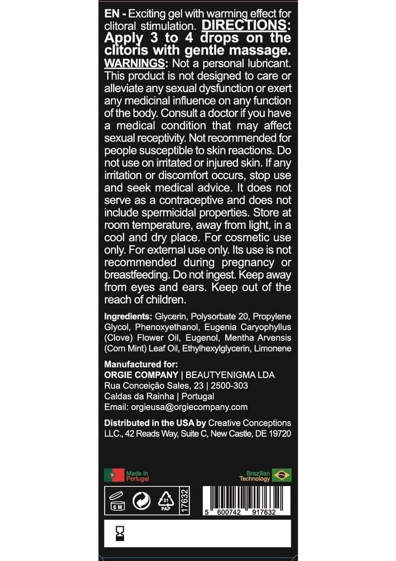 Orgie Orgasmic Drops Intense Clitoral Stimulation