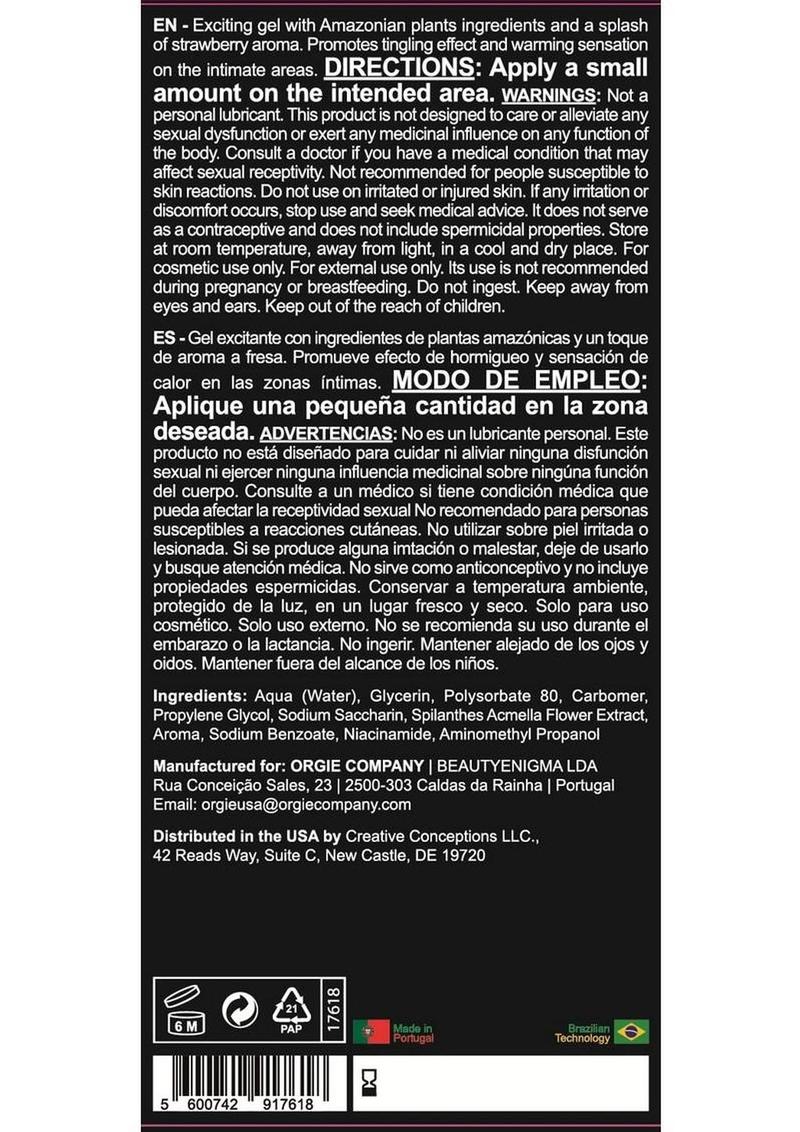 Orgie Sexy Vibe! Hot Arousal Gel