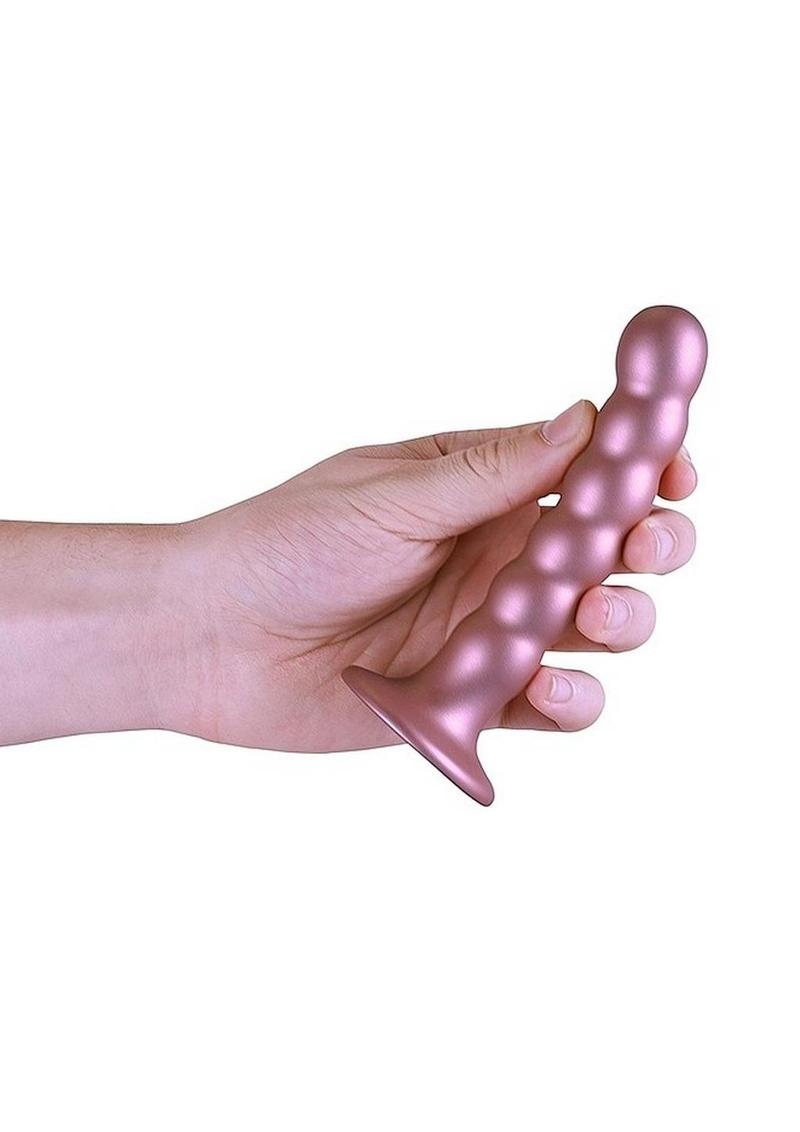 Ouch! Beaded Silicone G-Spot Dildo Curved For Precision Pleasure