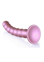 Ouch! Beaded G-Spot Dildo Metallic Rose Gold