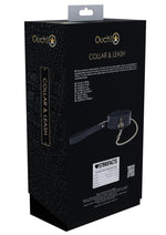 Ouch! Rome Collection Collar with Gold Leash