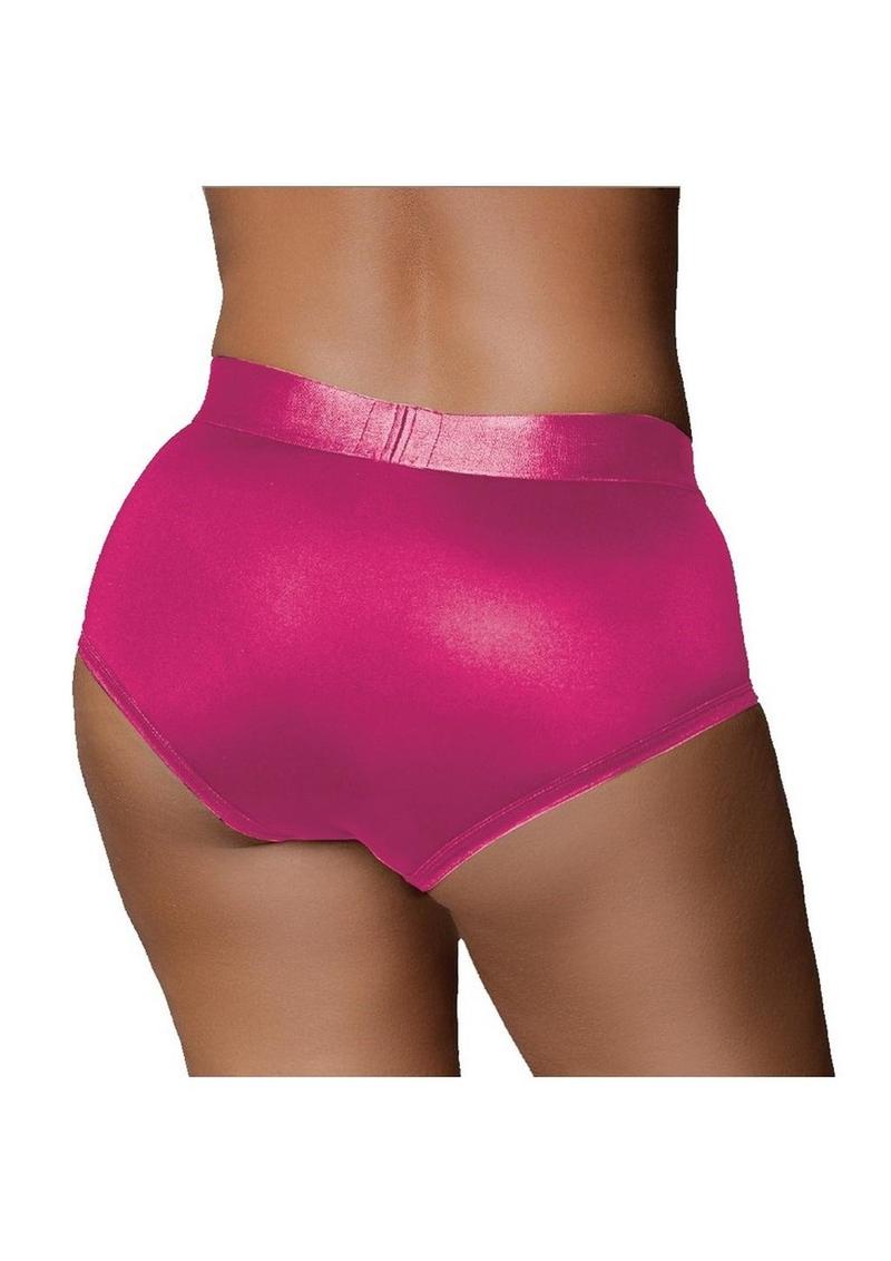 Vibrating Strap-On Brief With Rechargeable Bullet