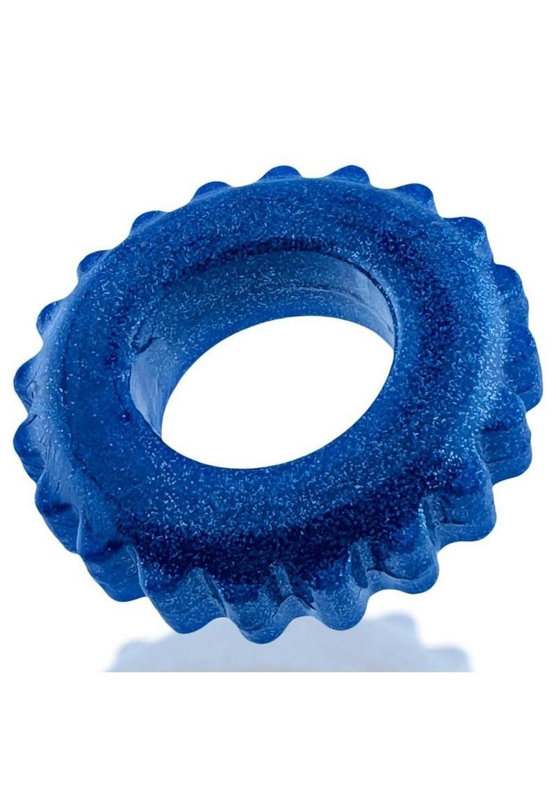 Oxballs Plushy Soft Cockring Blue Fire