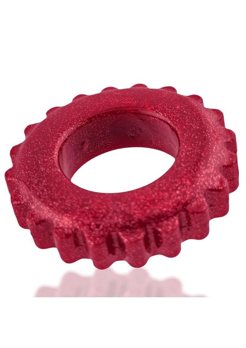 Oxballs Plushy Soft Cock Ring Cherry