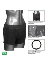 Packer Gear Black Boxer Brief Harness