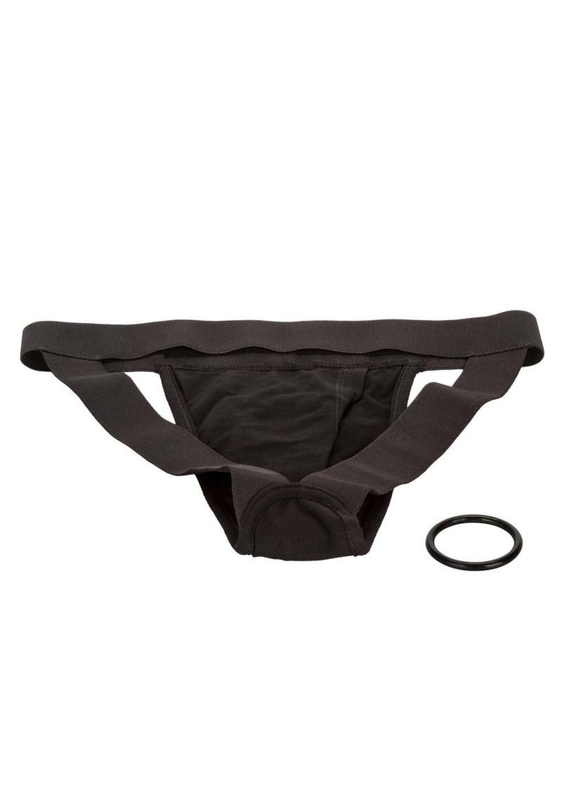 CalExotics Packer Gear Jock Strap M/L Black Strap-On Harness Wear