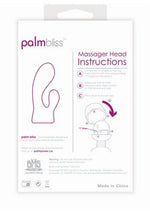 PalmBliss Silicone Massager Head Pink Attachment for PalmPower