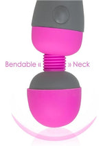 Palmpower Body Silicone Wand Massager With Ergonomic Design