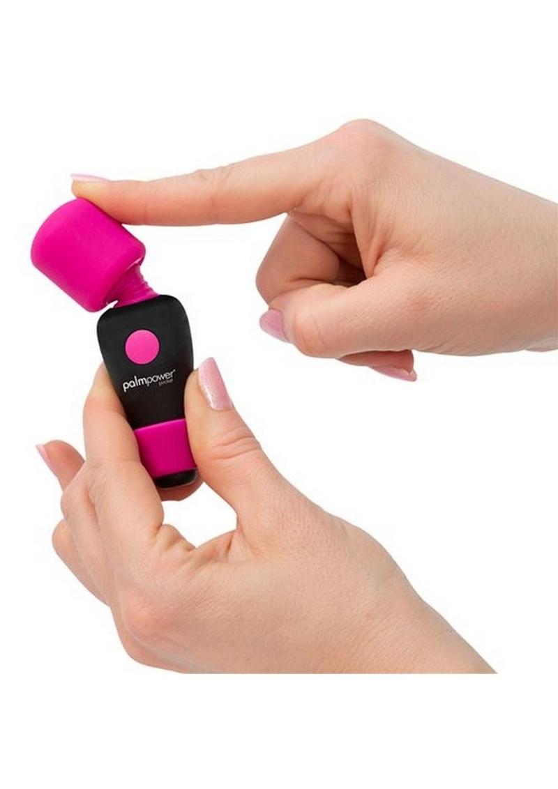 PalmPower Pocket Rechargeable Mini Wand Massager with Case