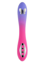 Paradise Pulse Rechargeable Silicone Butterfly Vibrator - Pink/Purple